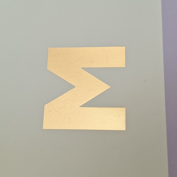 ♠️ Kate Spade "M" Dipped Initial Notebook - Picture 8 of 11